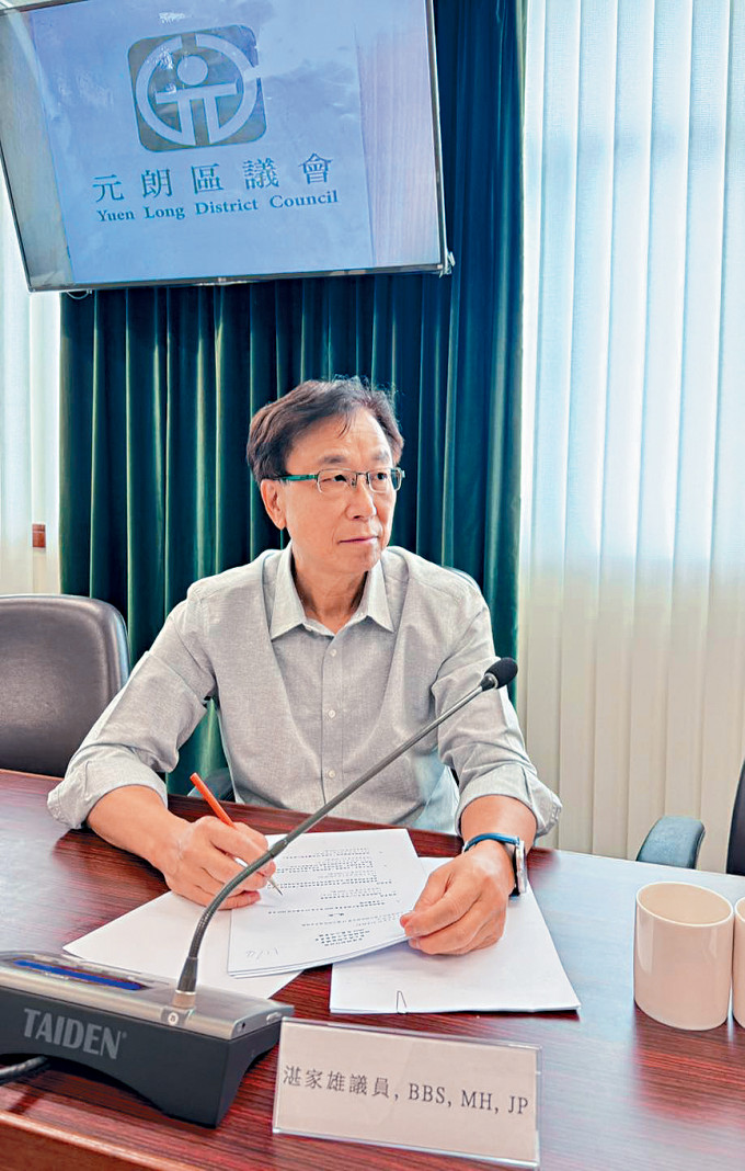 元朗區議員湛家雄憂慮佔用寮屋情況將在北部都會區收地範圍頻生。